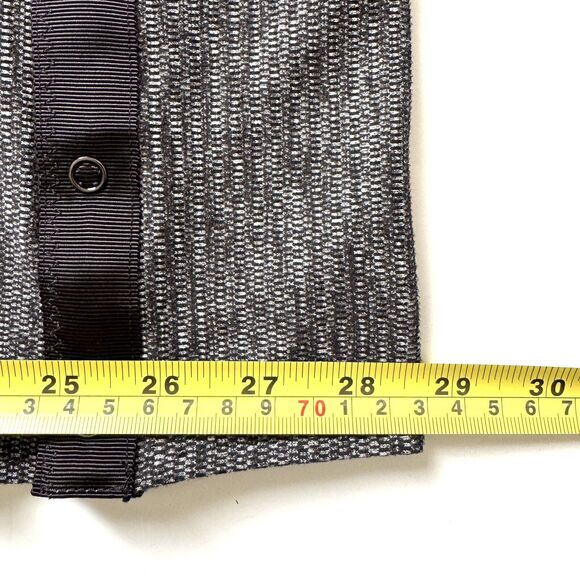 Lululemon Versatile Vinyasa Scarf In Mini Check Pique Black Pique Nursing Cover* - Picture 5 of 8